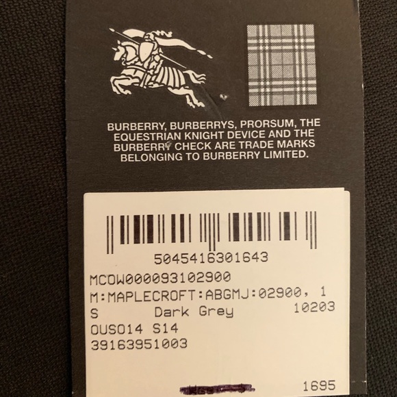 Burberry Maplecroft Jacket made in Italy - Picture 7 of 7